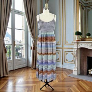 ANTHROPOLOGIE LILKA PRINTED BOHO MAXI DRESS